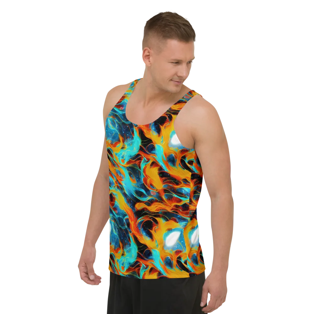 Ember Ocean on Men's Tank Top — Left Front
