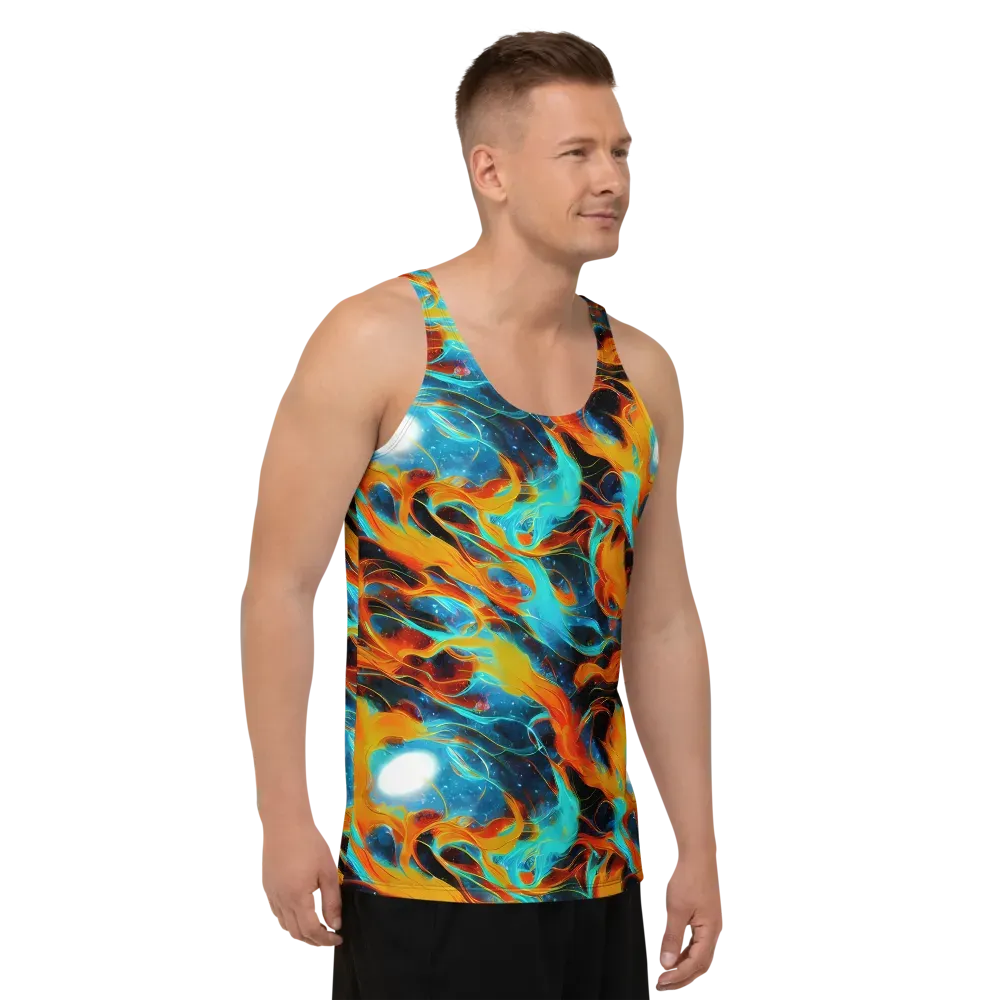 Ember Ocean on Men's Tank Top — Right Front
