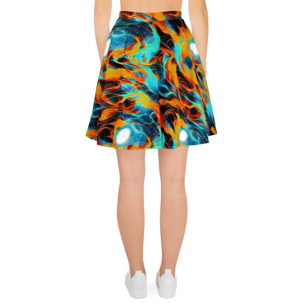 Ember Ocean on Skater Skirt — Back