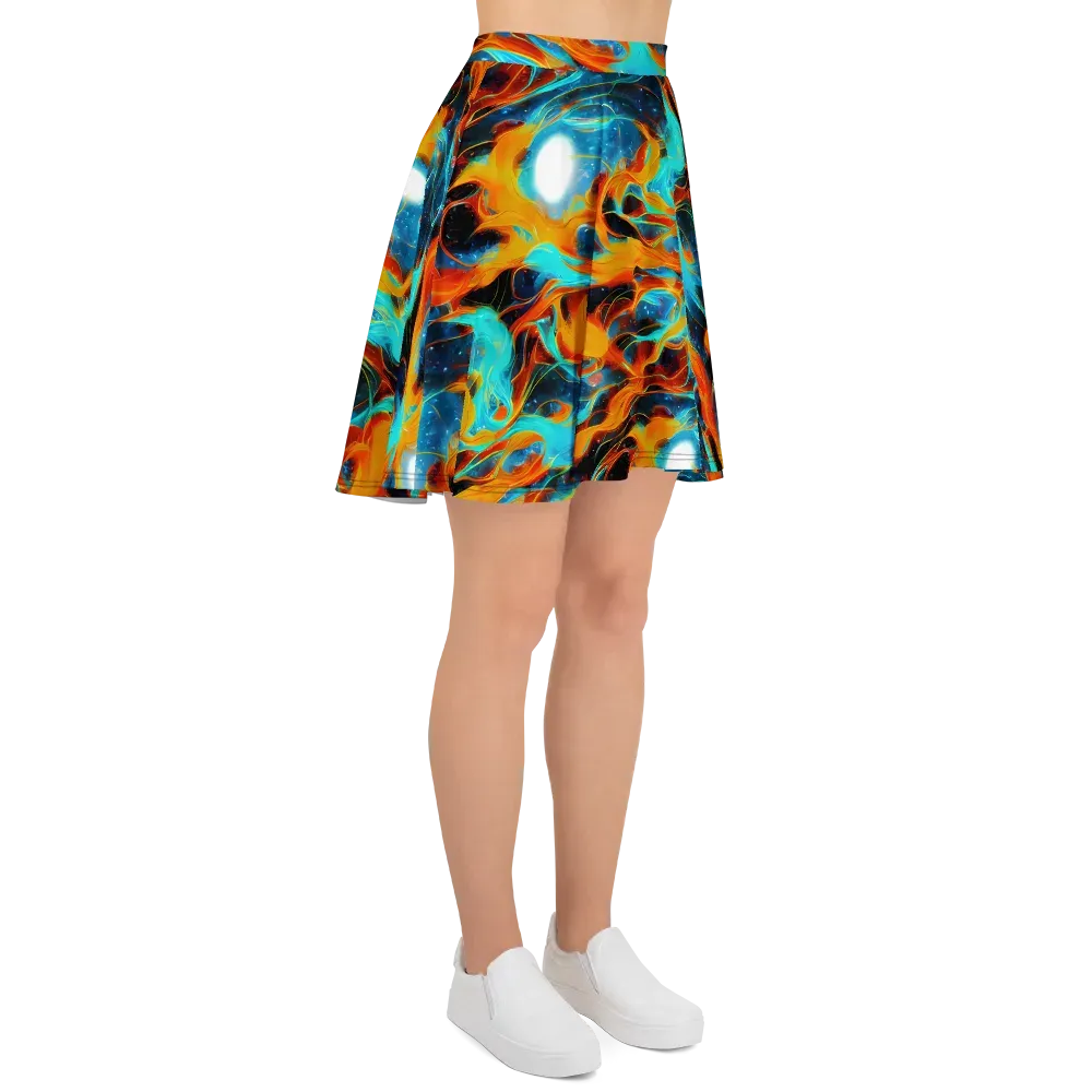 Ember Ocean on Skater Skirt — Right