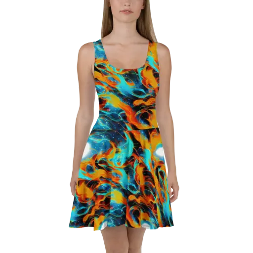 Ember Ocean on a Skater Dress