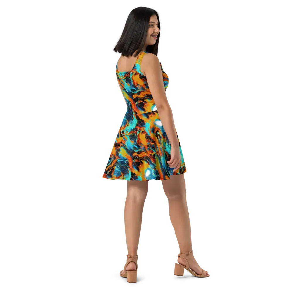 Ember Ocean on Skater Dress — Right