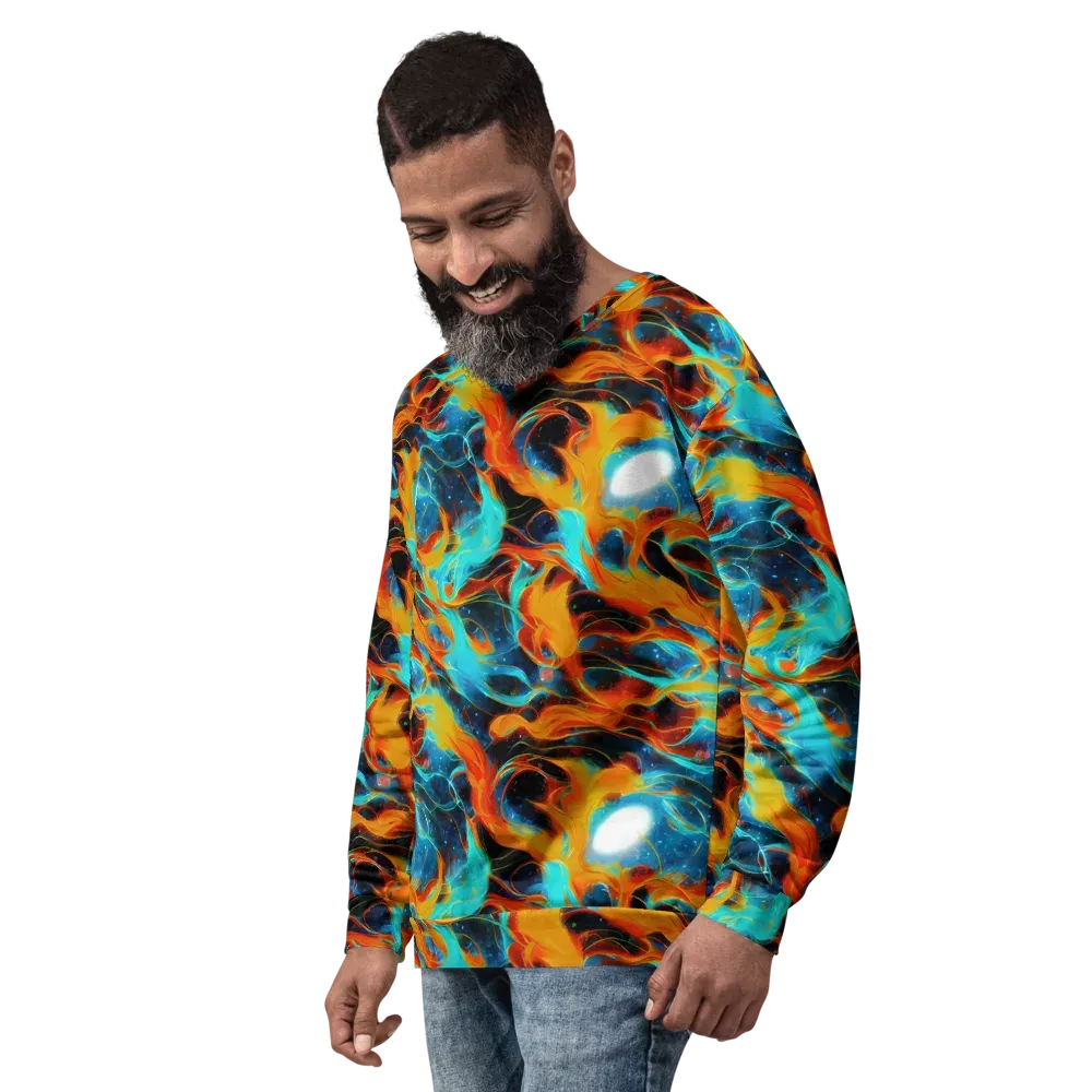 Ember Ocean on Sweatshirt — Left Front