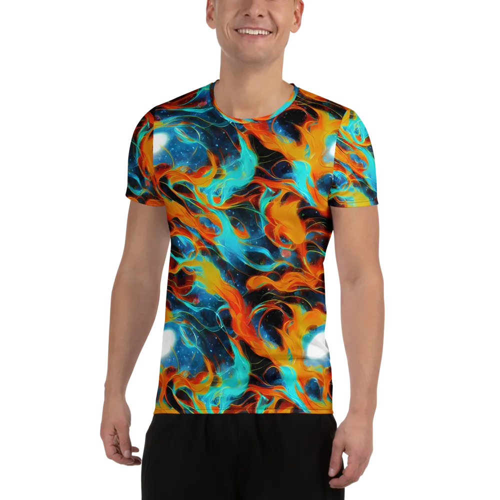 Ember Ocean on Men's Athletic T-Shirt — Front