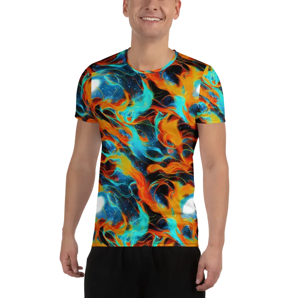 Ember Ocean on Men's Athletic T-Shirt — Front