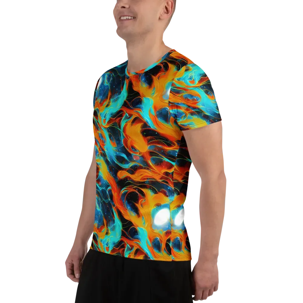 Ember Ocean on Men's Athletic T-Shirt — Left