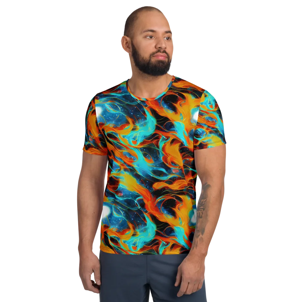 Ember Ocean on Men's Athletic T-Shirt — Front