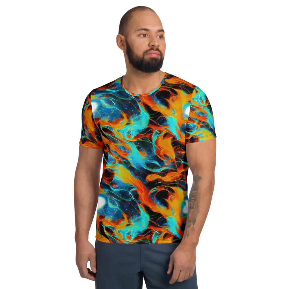 Ember Ocean on Men's Athletic T-Shirt — Front