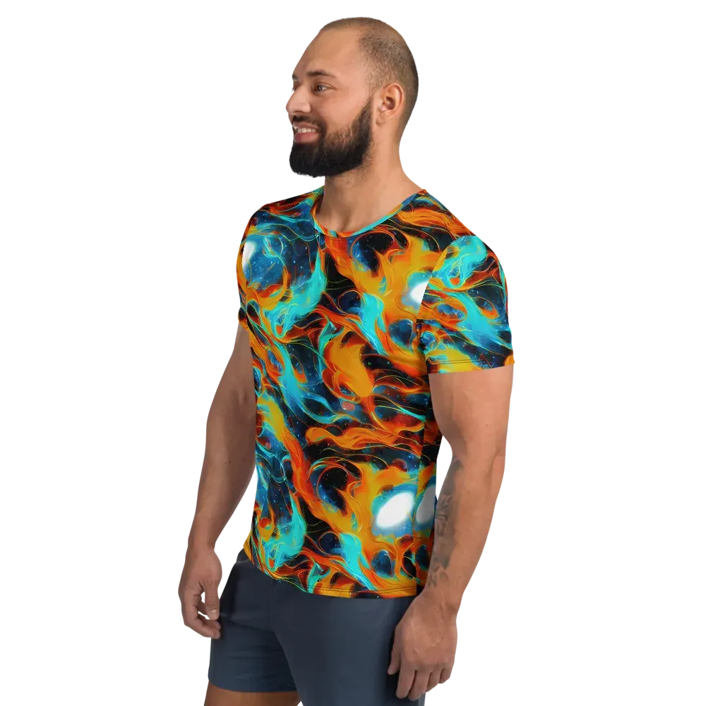 Ember Ocean on Men's Athletic T-Shirt — Left