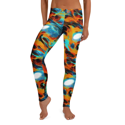 Ember Ocean on a Leggings