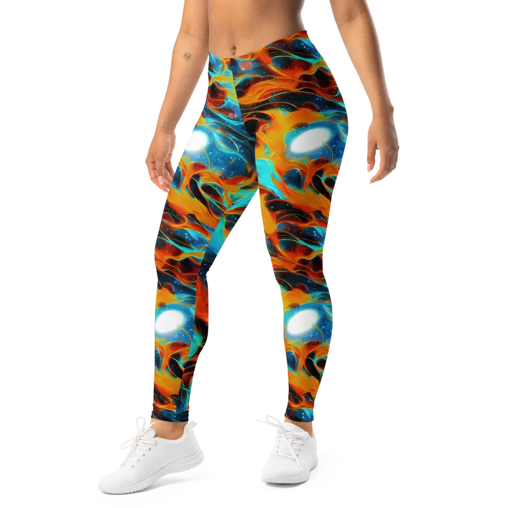 Ember Ocean on Leggings — Left Front