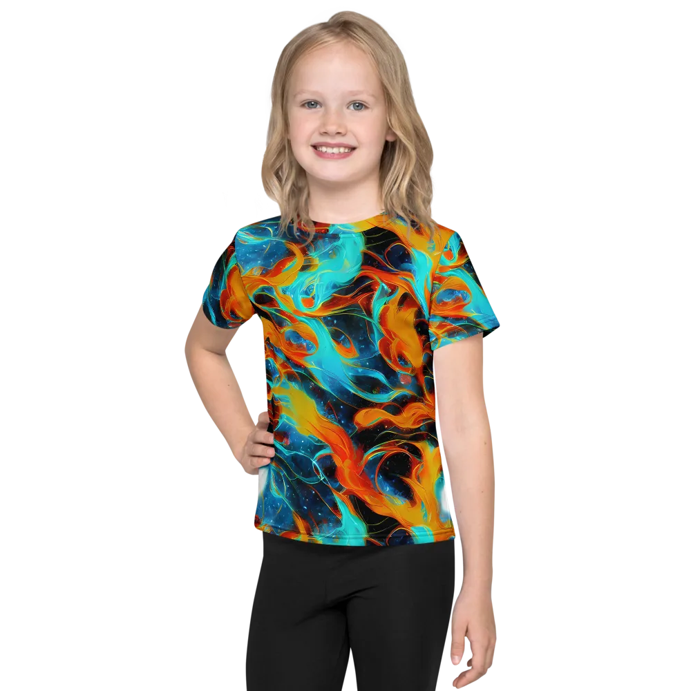 Ember Ocean on Kids Crew Neck T-Shirt — Front
