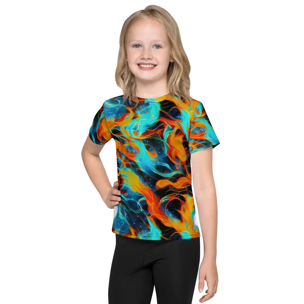 Ember Ocean on Kids Crew Neck T-Shirt — Front