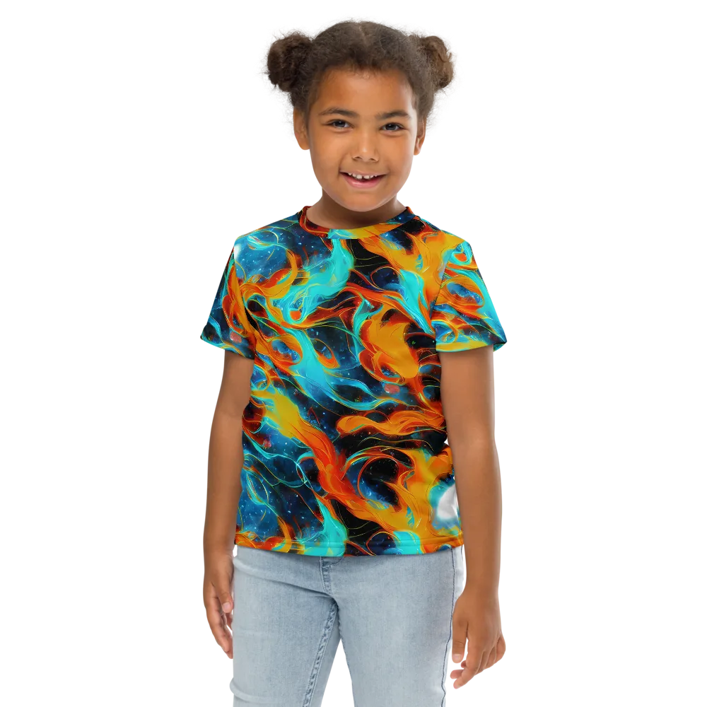 Ember Ocean on Kids Crew Neck T-Shirt — Front