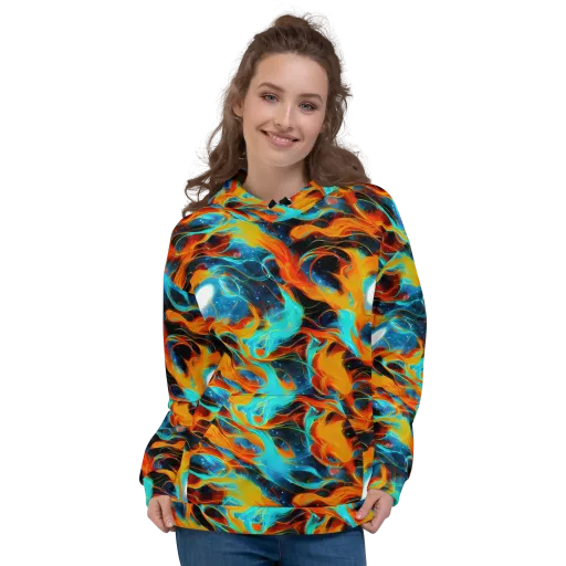 Ember Ocean on a Hoodie