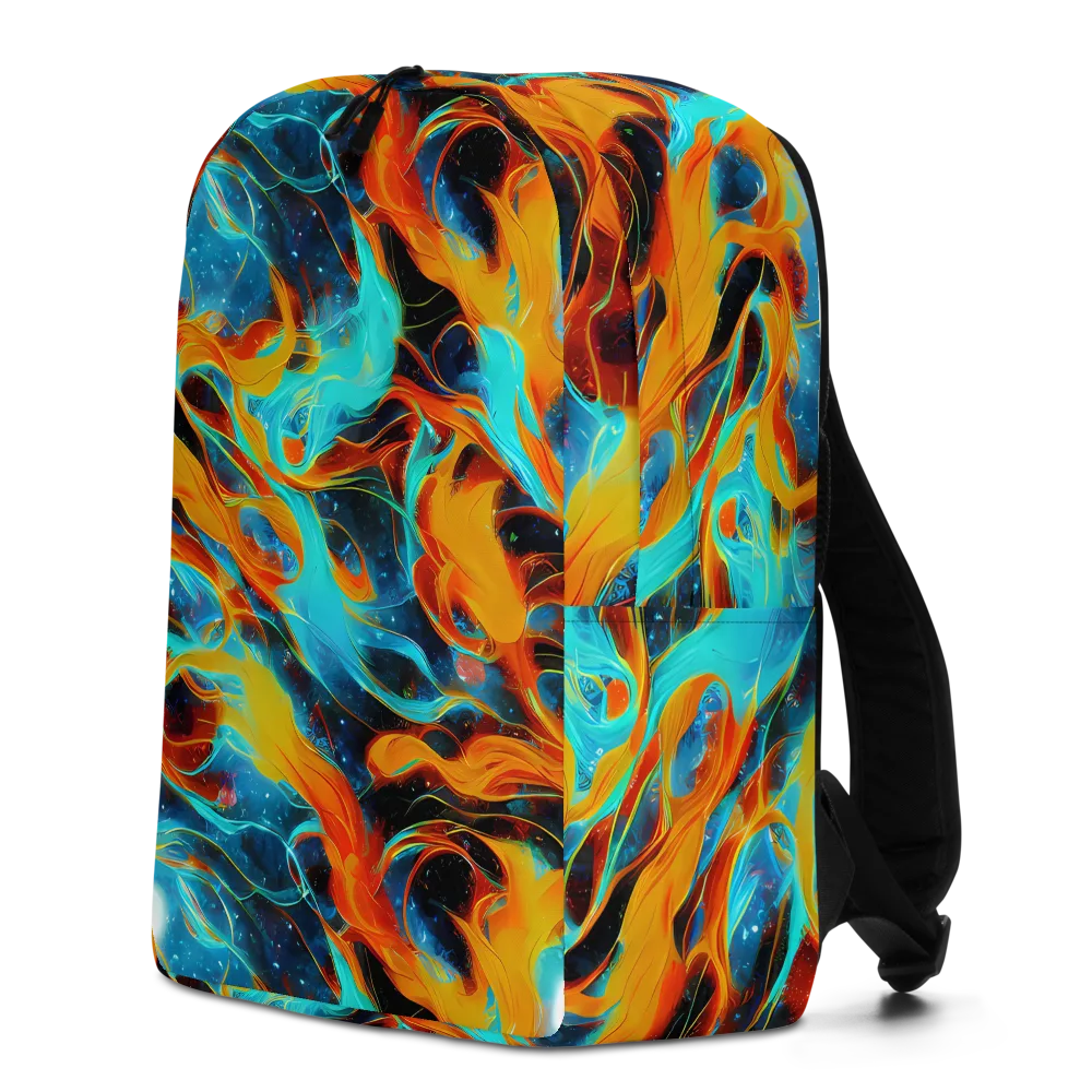 Ember Ocean on Minimalist Backpack — Left