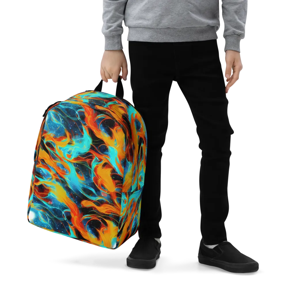 Ember Ocean on Minimalist Backpack — Zoomed-in