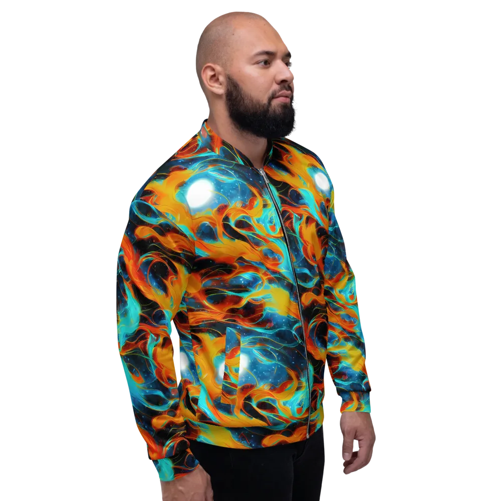 Ember Ocean on Bomber Jacket — Right