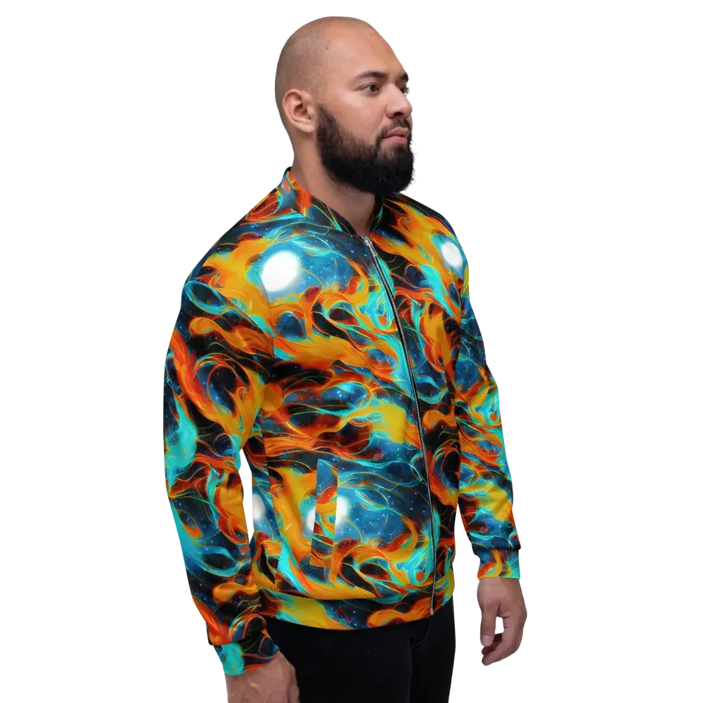 Ember Ocean on Bomber Jacket — Right