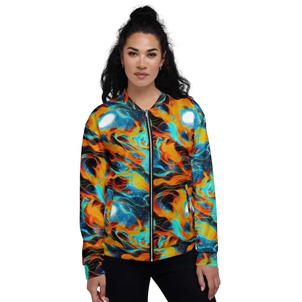 Ember Ocean on Bomber Jacket — Front
