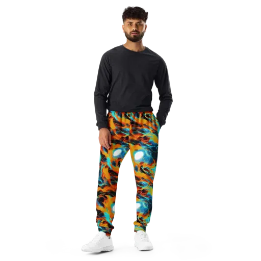 Ember Ocean on a Men's Joggers