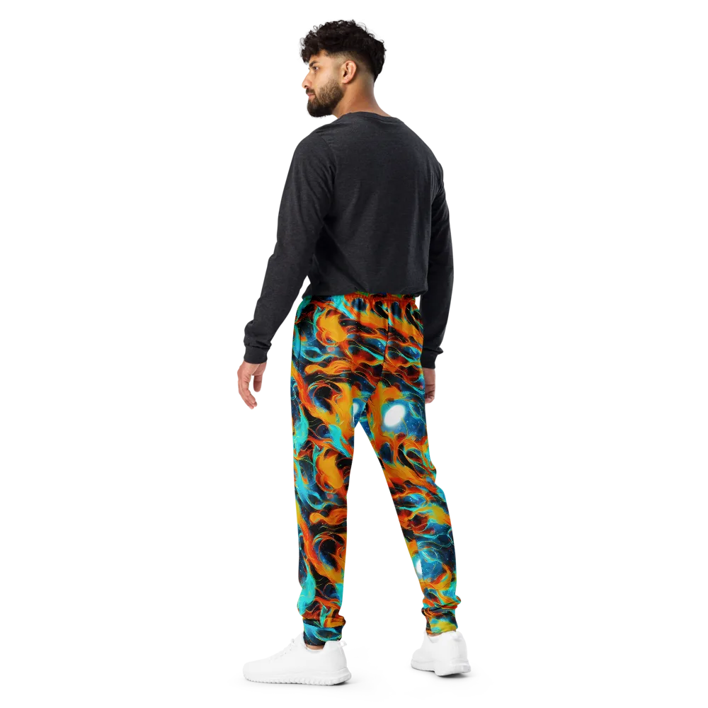 Ember Ocean on Men's Joggers — Back