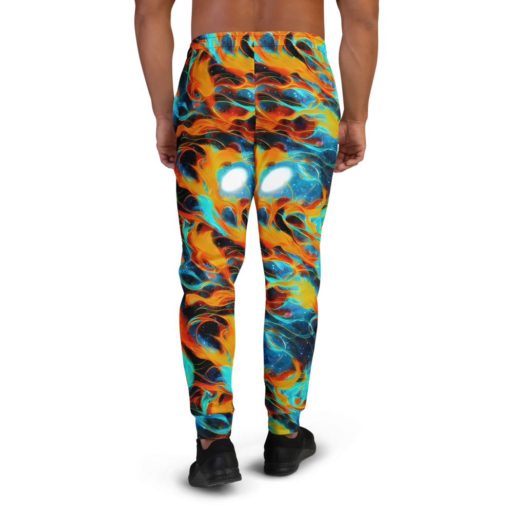 Ember Ocean on Men's Joggers — Back