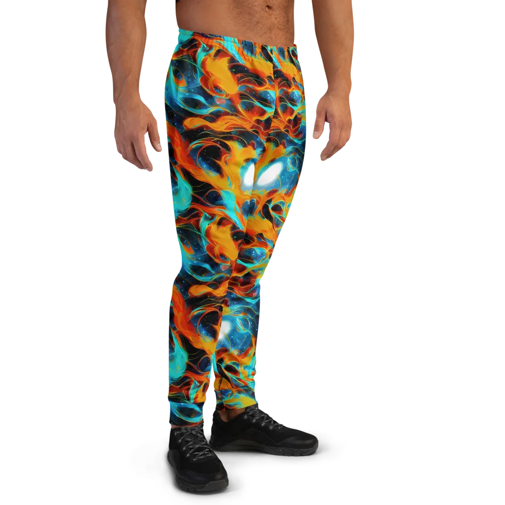 Ember Ocean on Men's Joggers — Right