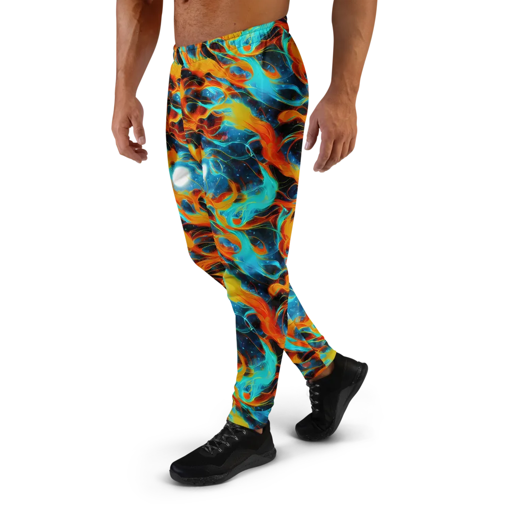 Ember Ocean on Men's Joggers — Left