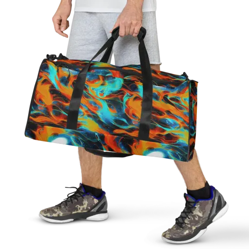 Ember Ocean on a Duffle Bag