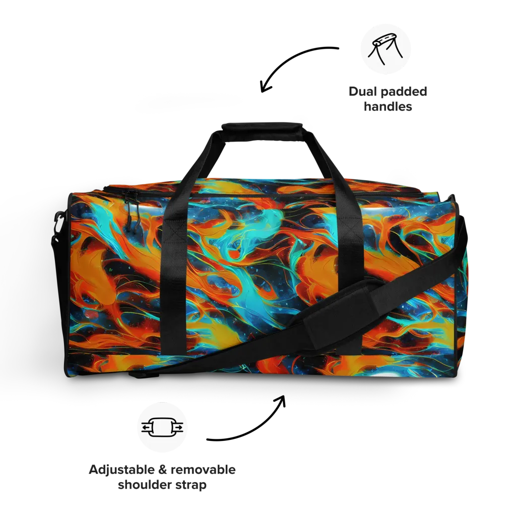 Ember Ocean on Duffle Bag — Front
