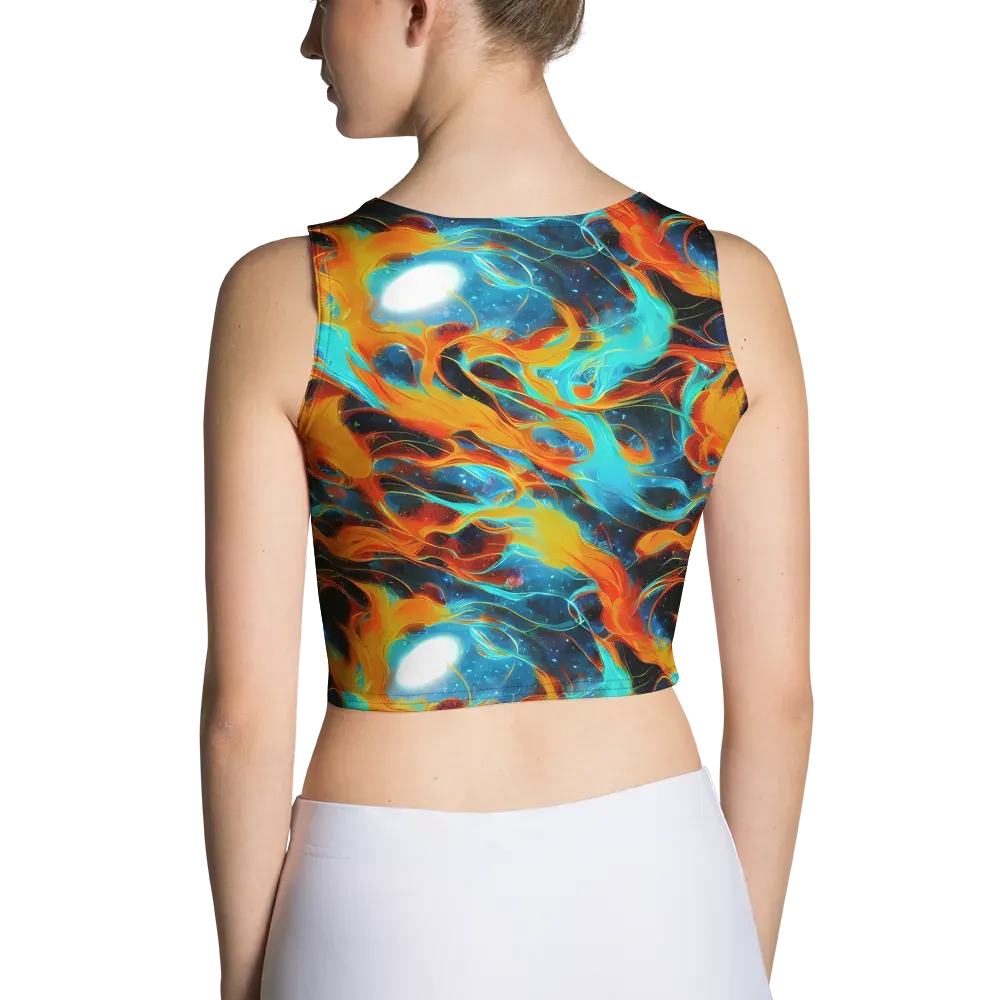 Ember Ocean on Crop Top — Back