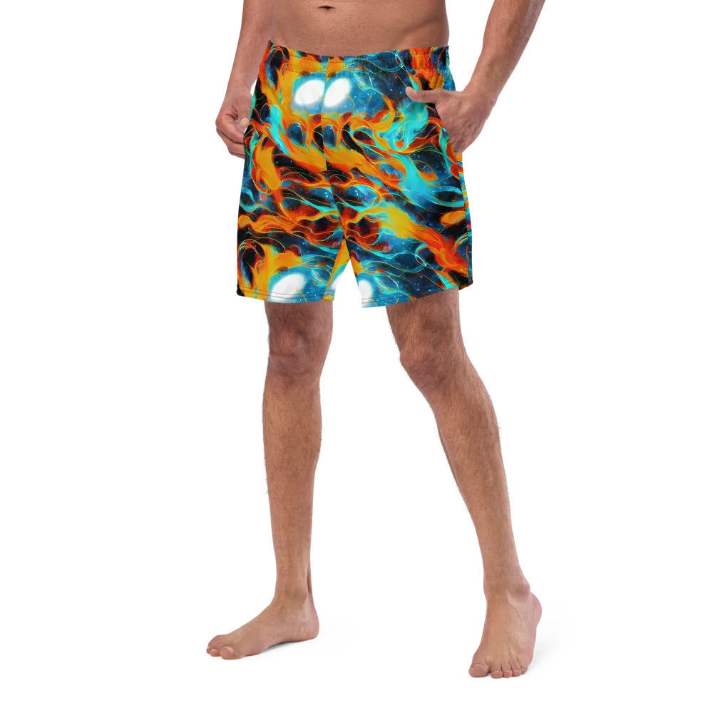Ember Ocean on Swim Trunks — Left Front