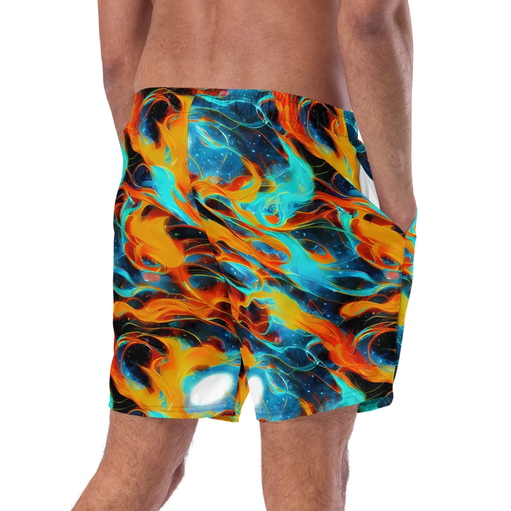 Ember Ocean on Swim Trunks — Right Back