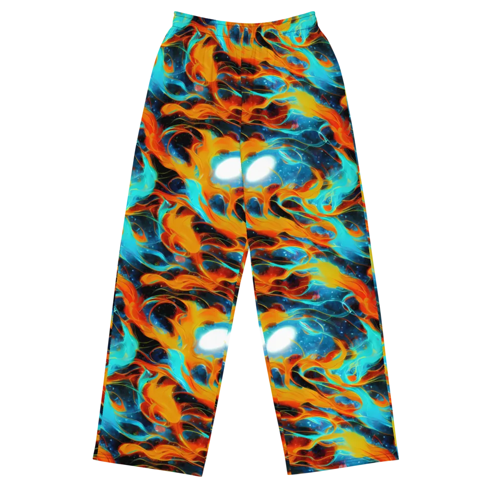 Ember Ocean on Wide-Leg Pants — Front