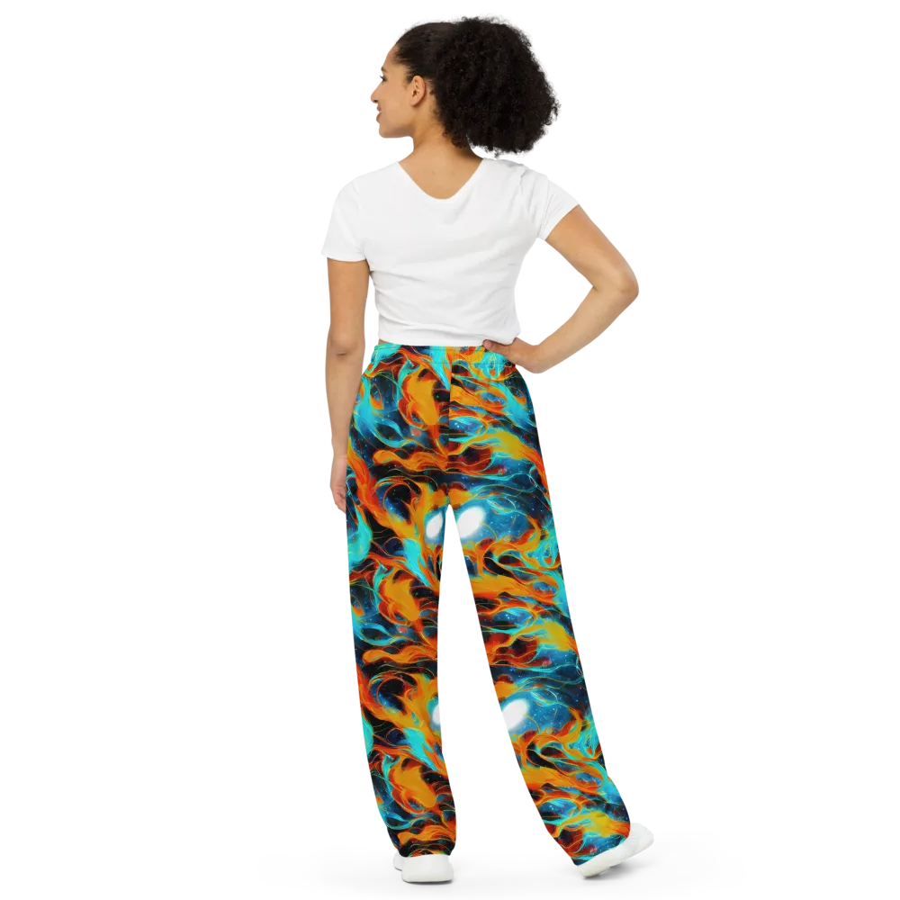 Ember Ocean on Wide-Leg Pants — Back