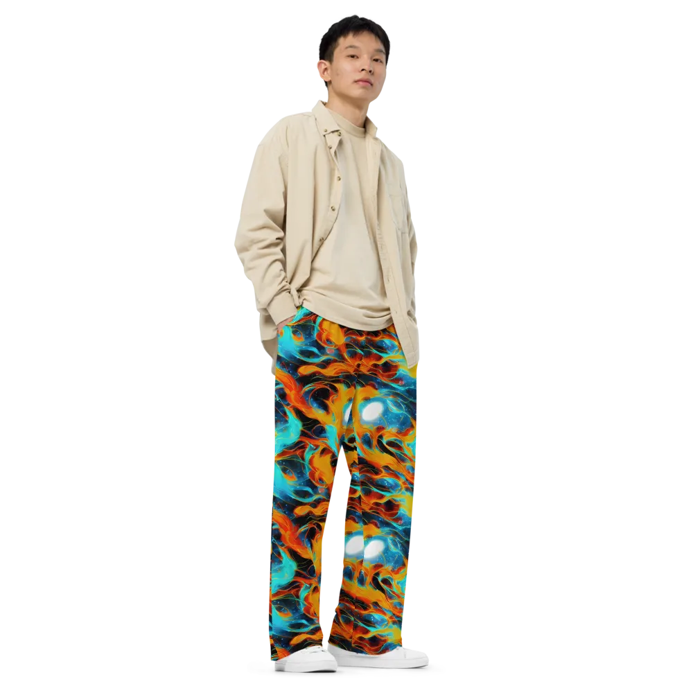 Ember Ocean on Wide-Leg Pants — Right Front