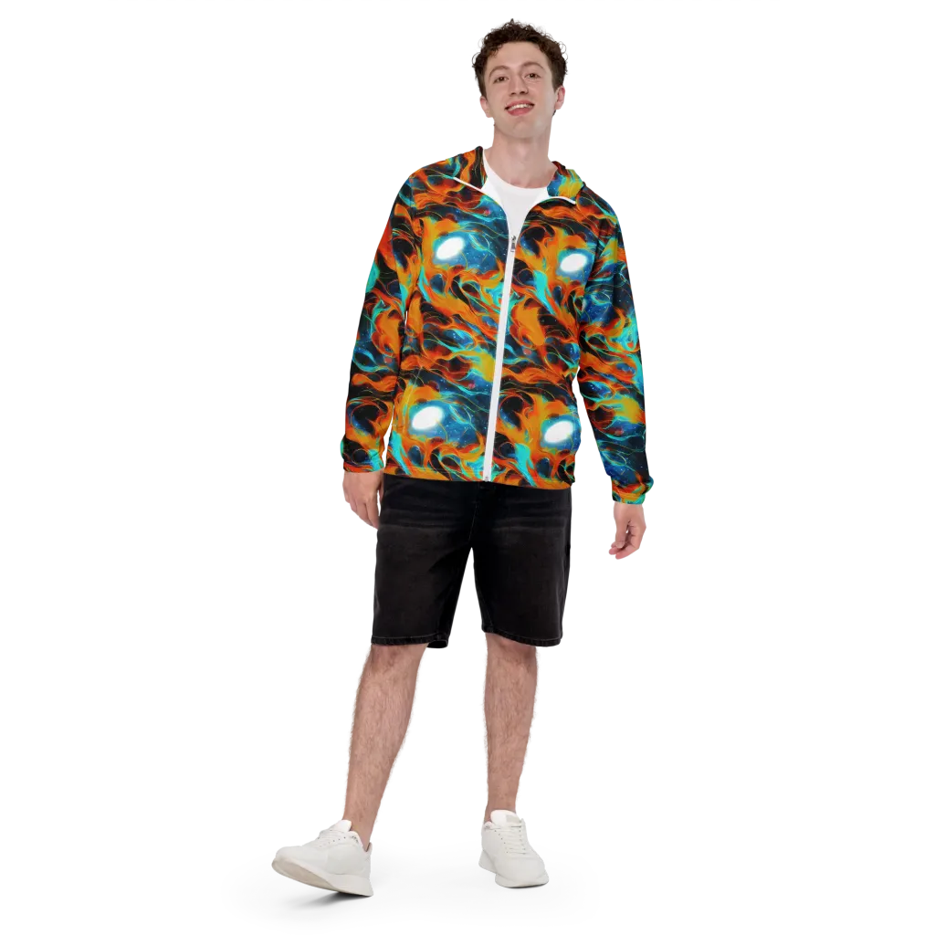 Ember Ocean on Men's Windbreaker — Front