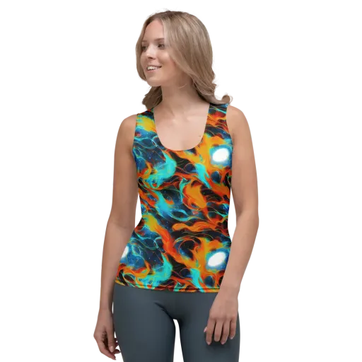 Ember Ocean on a Women's Tank Top
