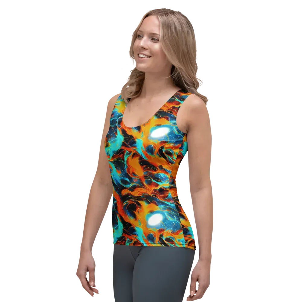 Ember Ocean on Women's Tank Top — Left Front