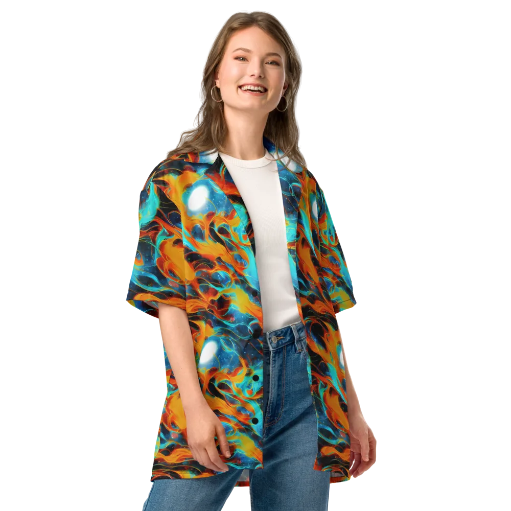 Ember Ocean on Button Shirt — Front