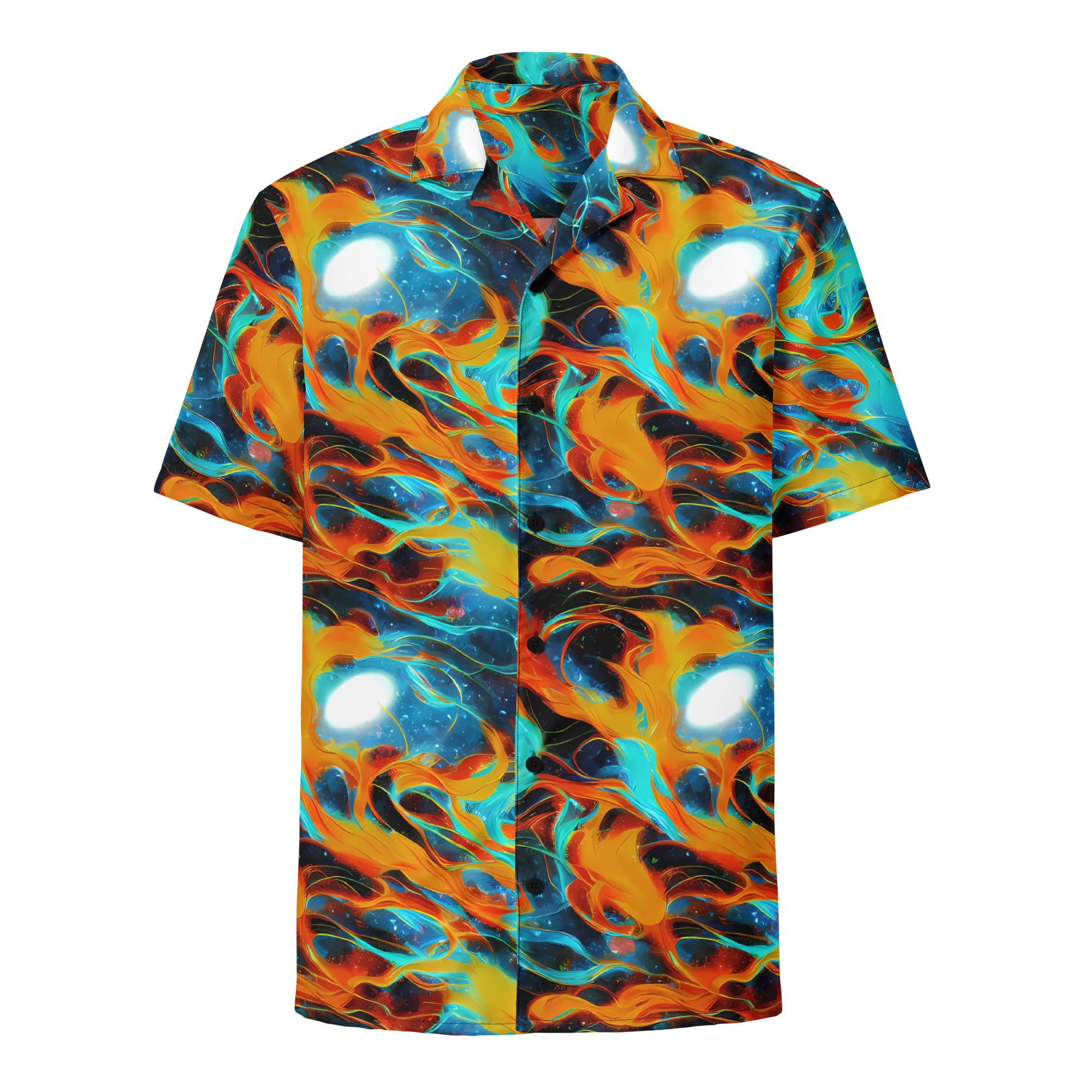 Ember Ocean on Button Shirt — Front