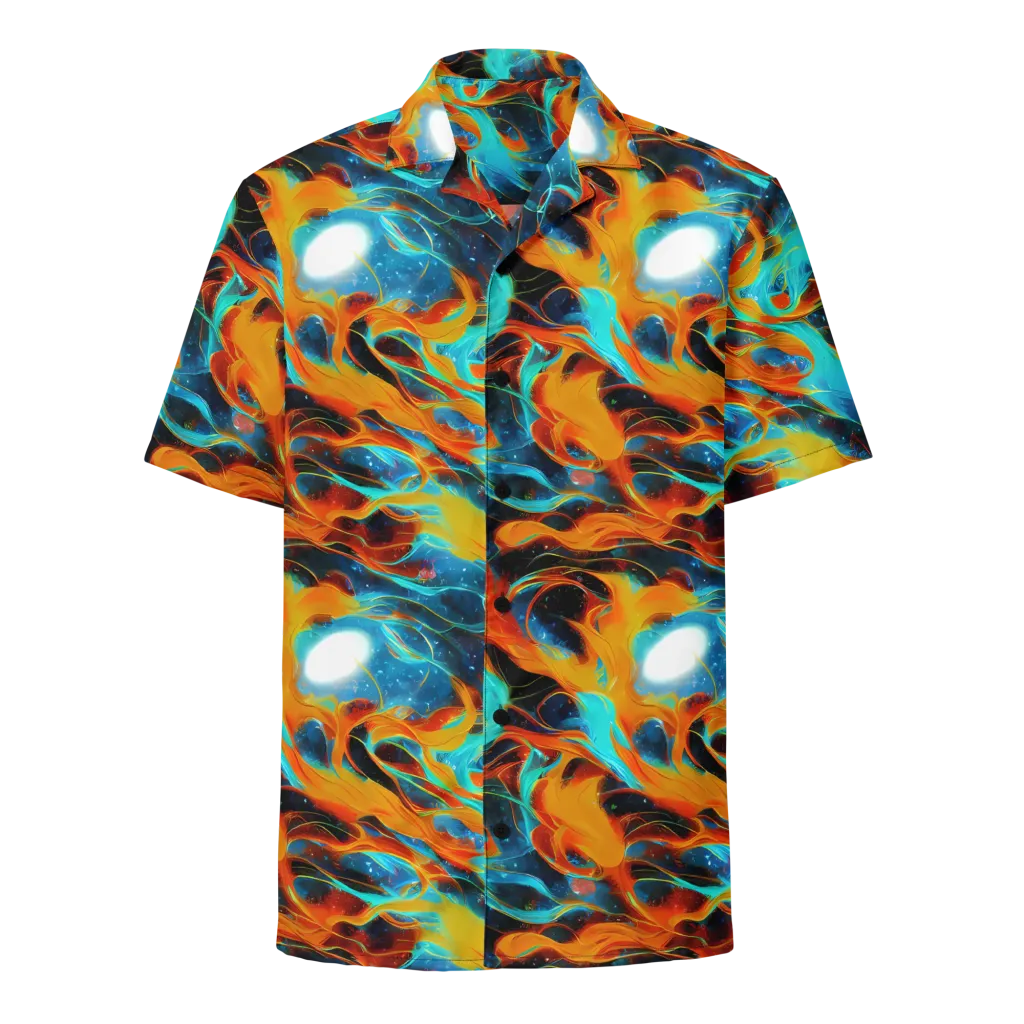 Ember Ocean on Button Shirt — Front
