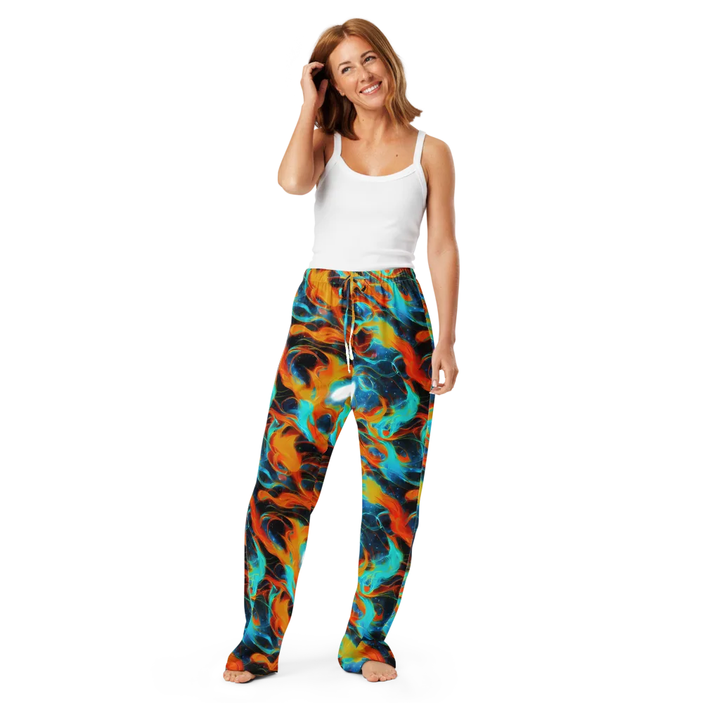 Ember Ocean on Women's Pajama Pants — Front