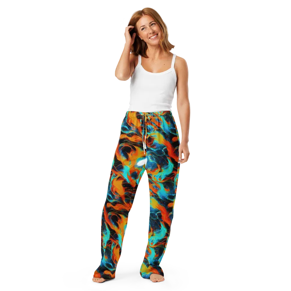 Ember Ocean on Women's Pajama Pants — Front