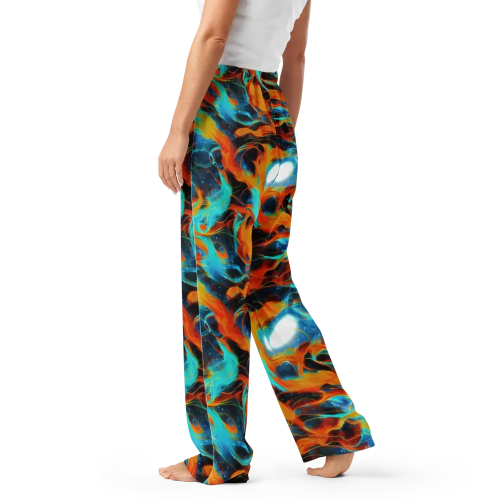 Ember Ocean on Women's Pajama Pants — Left