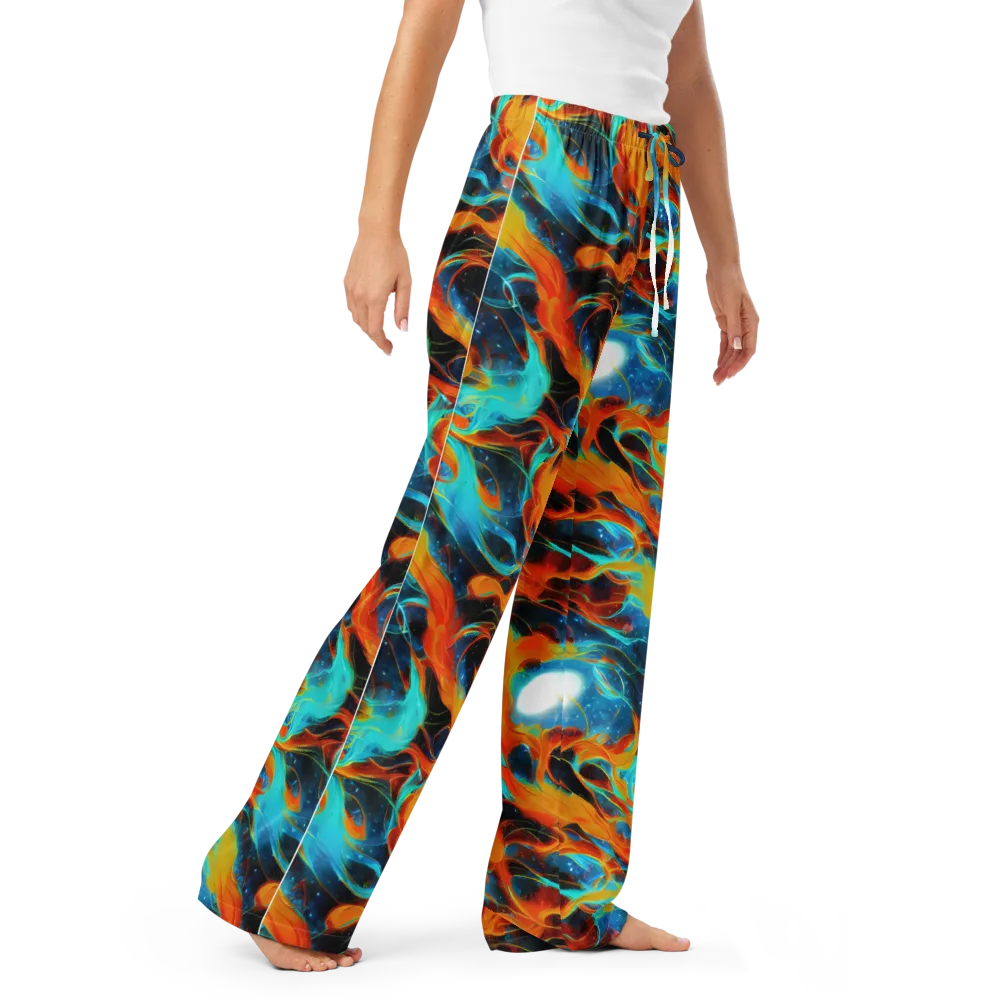 Ember Ocean on Women's Pajama Pants — Right Front