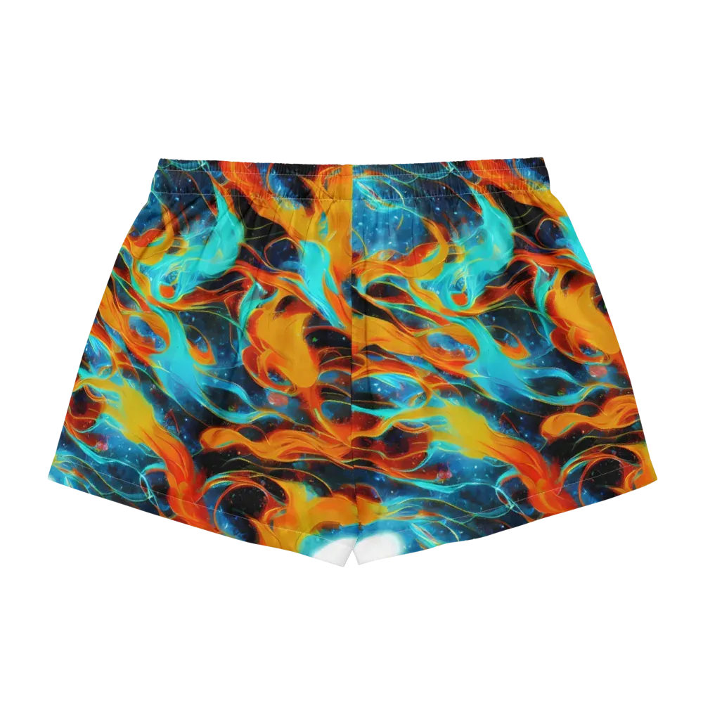Ember Ocean on Women's Pajama Shorts — Back