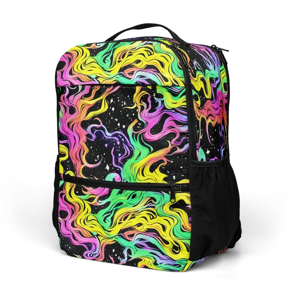 Midnight Chromatic on Utility Backpack — Left Front