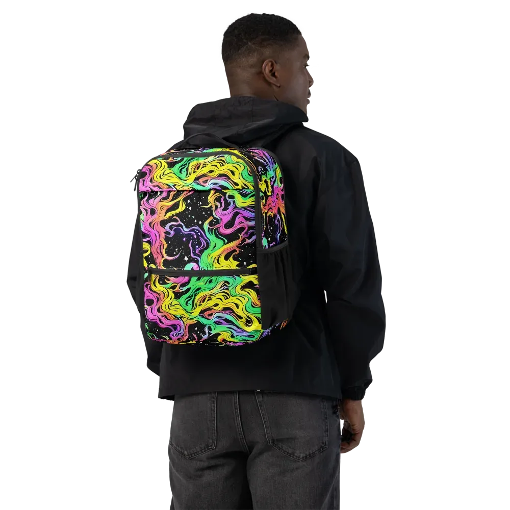 Midnight Chromatic on Utility Backpack — Back